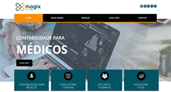 Desktop Screenshot of magixcontabil.com.br