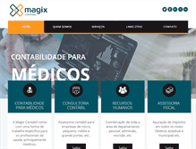 Tablet Screenshot of magixcontabil.com.br